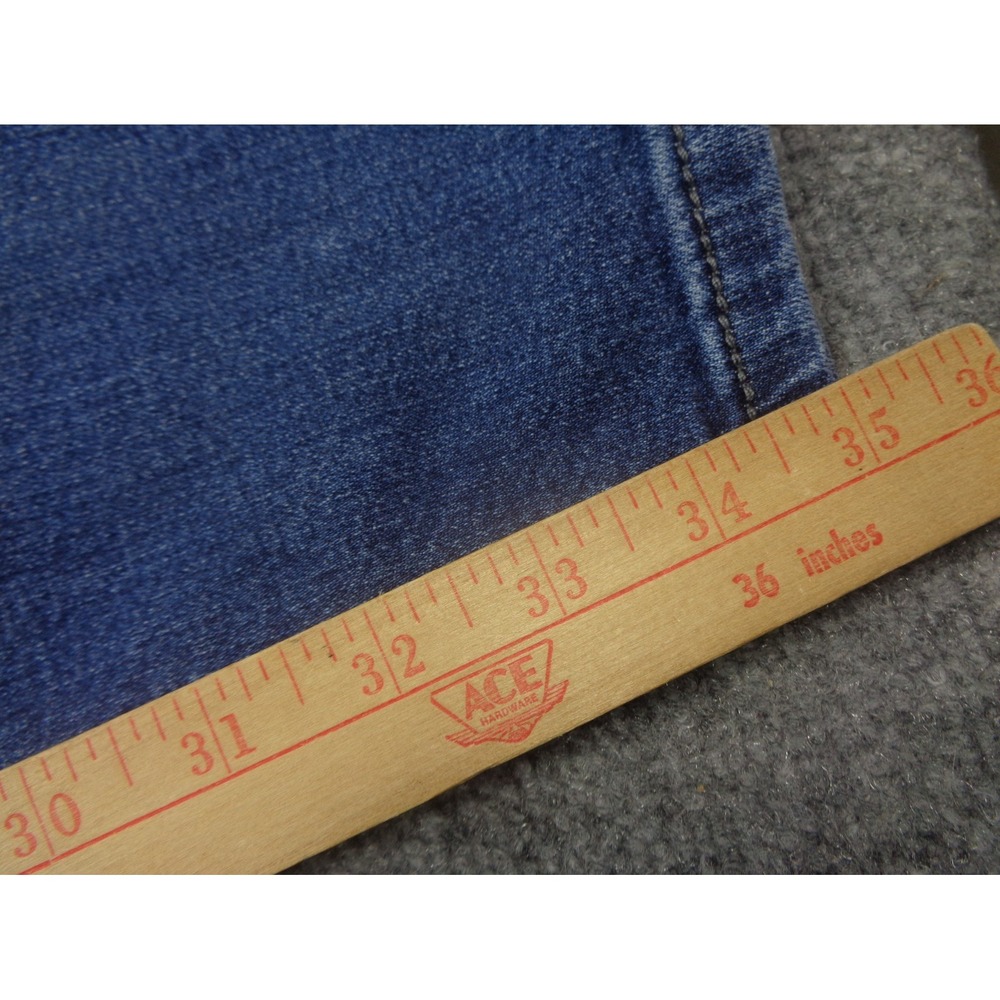Ariat M7 Slim Fit Straight Leg Jeans Mens 35x35 Blue Denim Casual - Picture 12 of 13